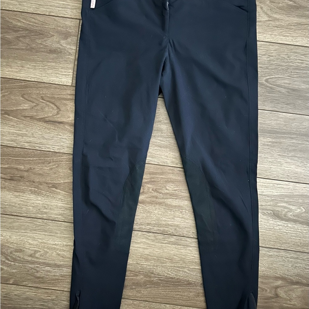 The Tailored Sportsman Equestrian Breeches in Navy.  Women’s 32 L